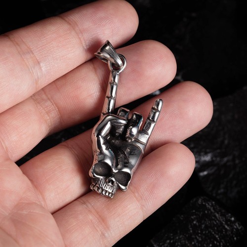 Collana acciaio inox - , argento