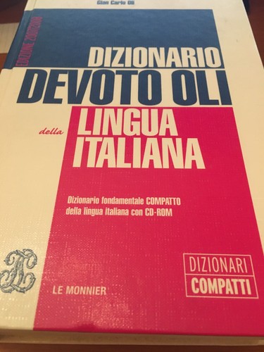 Dizionario devoto oli edizione - oli,
