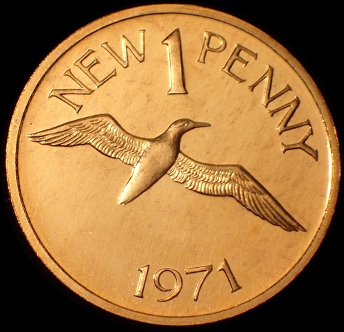 Guernsey penny nuovo 1971 - guernsey, 1