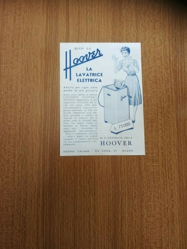 Volantino vintage hoover - volantino,