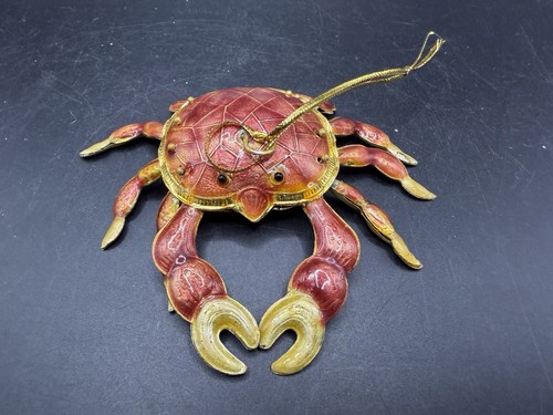 Granchio smaltato cloisonne - granchio,