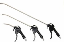 SET 3 PEZZI PISTOLA SOFFIAGGIO ARIA CORTA  MEDIA  EXTRA LUNGA