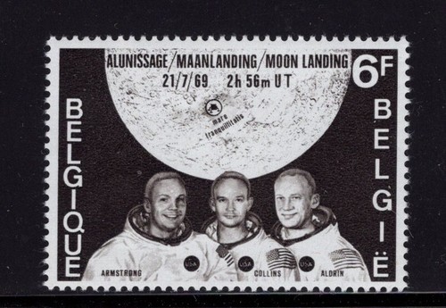 Belgio 1969 moon - moon, landing