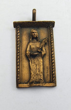 Santa Lucia bronze plaque