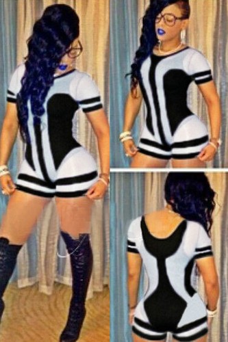 Sexy mini abito tuta donna - a,