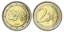 Finlandia 2 Euro e 1 Euro 2001