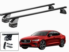 BARRE PORTATUTTO PORTAPACCHI DA TETTO PER VOLVO S60 4 PORTE 2018- MENABO NERE