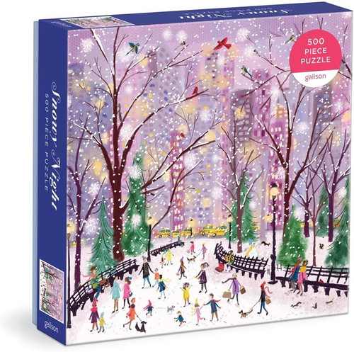 Galison snowy night - night, puzzle