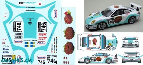 Decalcomania porsche 911 - decalcomania, 1/43