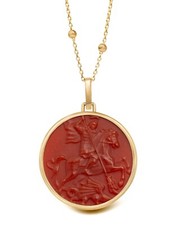 Collana Corniola Intaglio San