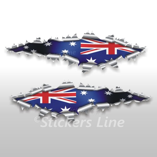 Adesivi bandiera australiana - adesivi,