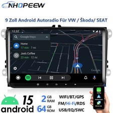 Autoradio 64 GB Android 15