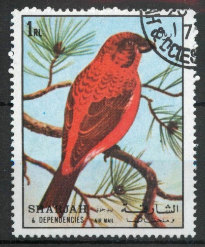 Francobollo croce rossa loxia - rossa,