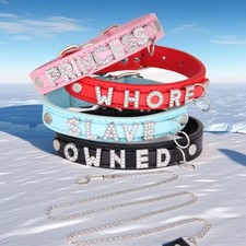 Collare in pelle Pu fai da te