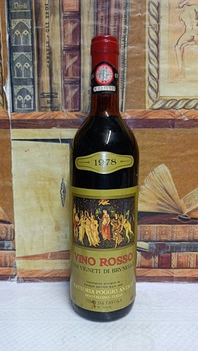 Vino 1978 rosso vigneti - vino,