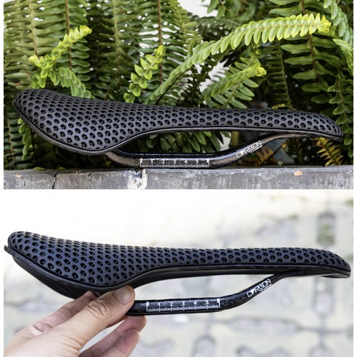 Sella bici carbonio stampata