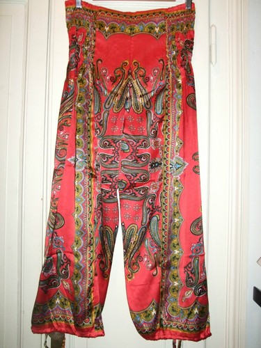Pantaloni jaipur harem rosso - harem,