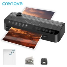 Macchina Laminatrice A4 20 Fogli Tagliacarte da Incasso Angolo Rotondo per Casa