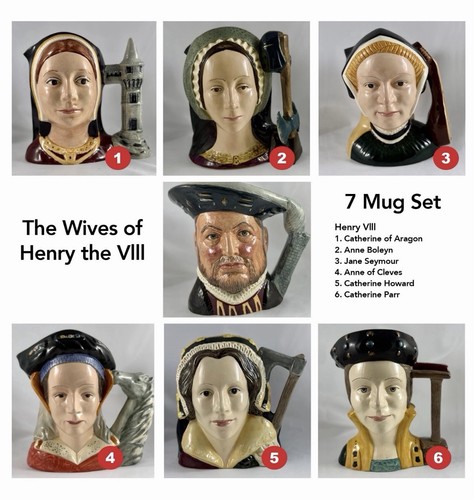 Royal doulton toby jug - 7, pc