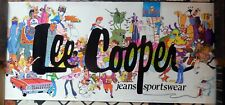 VINTAGE POSTER LOCANDINA MANIFESTO PUBBLICITARIO LEE COOPER JEANS SPORTSWEAR