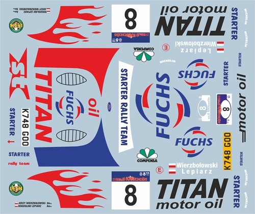 Decals ford escort - ford,