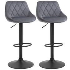 HOMCOM Set 2 Sgabelli da Bar