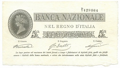 Lire banca nazionale nel - 5,