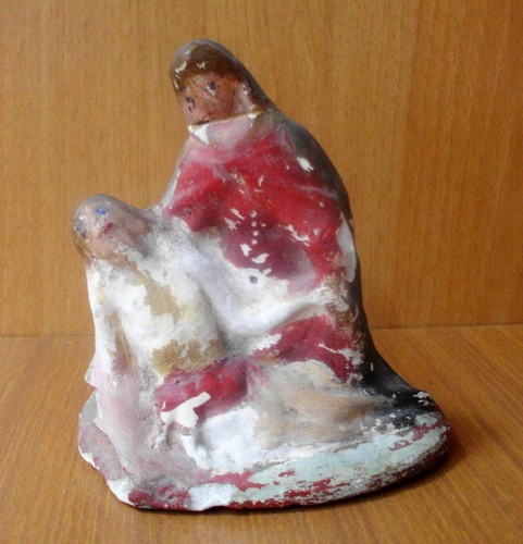 Statuina gesso pieta - , '