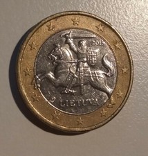 MONETA DA 1 EURO ANNO 2015