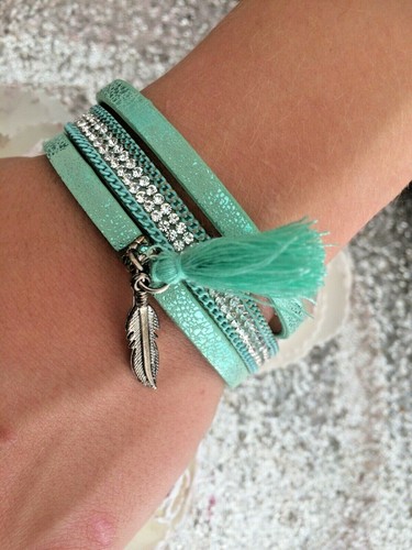 Bracciale donna similpelle - donna,
