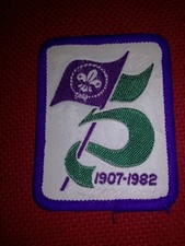  SCOUT BADGE 75 YEARS - DISTINTIVO 75 ANNI DI SCOUTISMO IN ITALIA