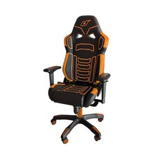 POLTRONA SEDIA GAMING OMP RACING CALCIO NERO ARANCIO RUOTE GSX OMOL EN1335