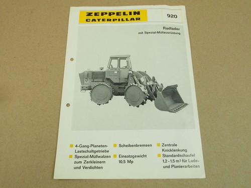 Brochure caterpillar cat 920 - cat,