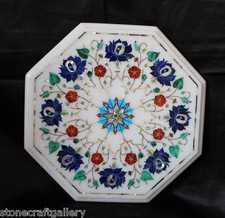 12 " Lato Tavolino Top Marmo