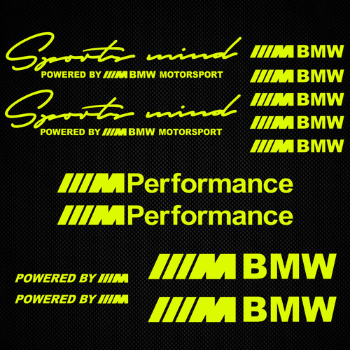 Adesivo bmw decalcomania - bmw, neon