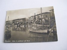 Forlì Cesenatico sosta di pescherecci nel porto - spedita f. g. 1954