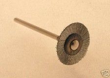 Spazzole mini-trapano in acciaio orafo orefice 