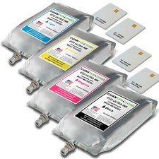 MS41 Mutoh Inchiostri EcoSolventi Compatibili 1000ml con Smartcard CMYK - Made in USA