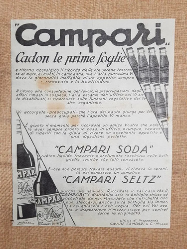 Campari soda seltz cadon - soda,