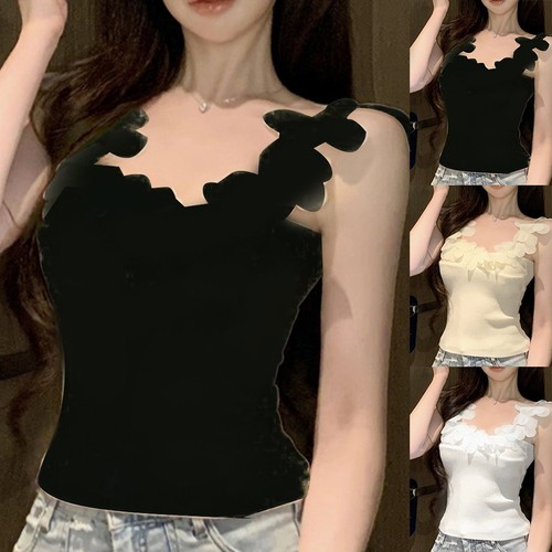 Top estivo fiori - , scollo