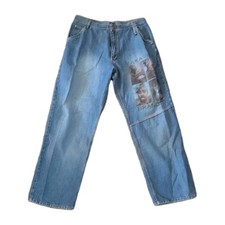 Vintage Rare Y2K Baggy Makaveli Jeans 40x32 Tupac Hiphop 100% Cotton
