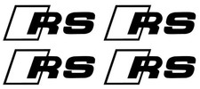 4 adesivi pinza freno Audi RS