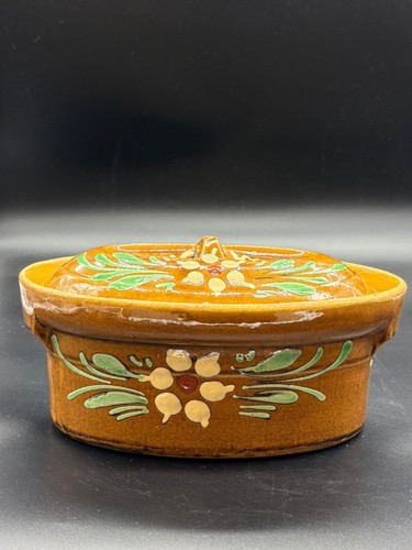 Vaso smaltato francese vintage