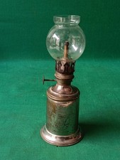 ANTICA LAMPADA FRANCESE DA TAVOLO A PETROLIO LUME LAMPE PIGEON CLAMFOR. CV16