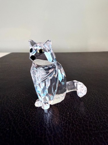 Statuina gatto cristallo
