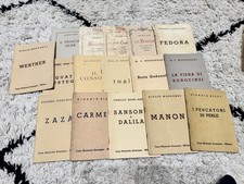 13 Libretti d’opera usati +