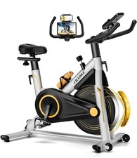Cyclette Professionale con App e Resistenza Magnetica Regolabile Schermo LCD 