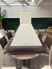 cappa aspirante 90 cm bianca con legno noce 