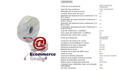Ruota direttore nylon - direttore,
