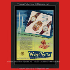 Anni '50  * Pubblicità Originale "Wyler Vetta, Tecnica d'Avanguardia" Cornice